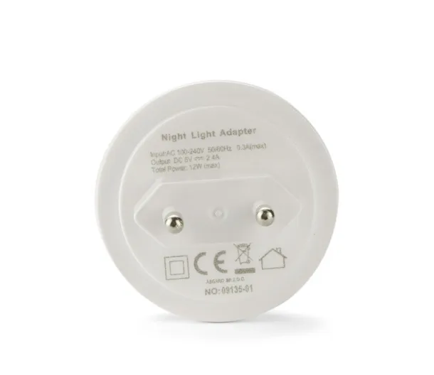 NOTTO Noćno svjetlo / USB zidni punjač White