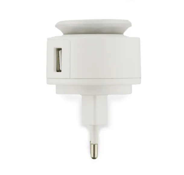 NOTTO Noćno svjetlo / USB zidni punjač White