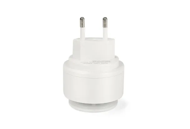 NOTTO Noćno svjetlo / USB zidni punjač White