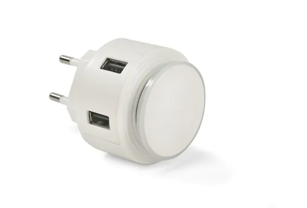 NOTTO Noćno svjetlo / USB zidni punjač White