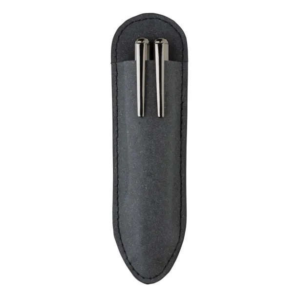  Recycled leather pen set - XD Collection Grey 