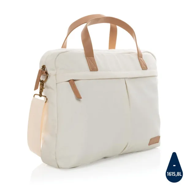  Impact AWARE™ torba za laptop od recikliranog platna, 15,6" - XD Collection Prirodna