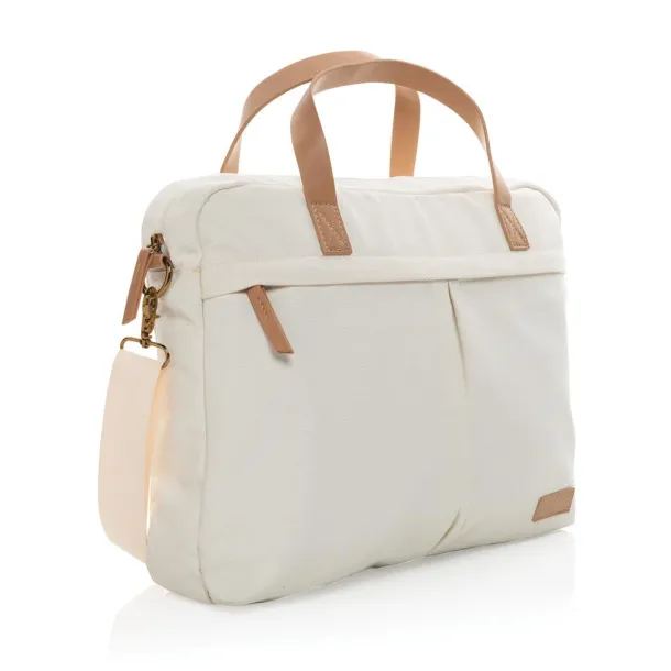  Impact AWARE™ torba za laptop od recikliranog platna, 15,6" - XD Collection Prirodna