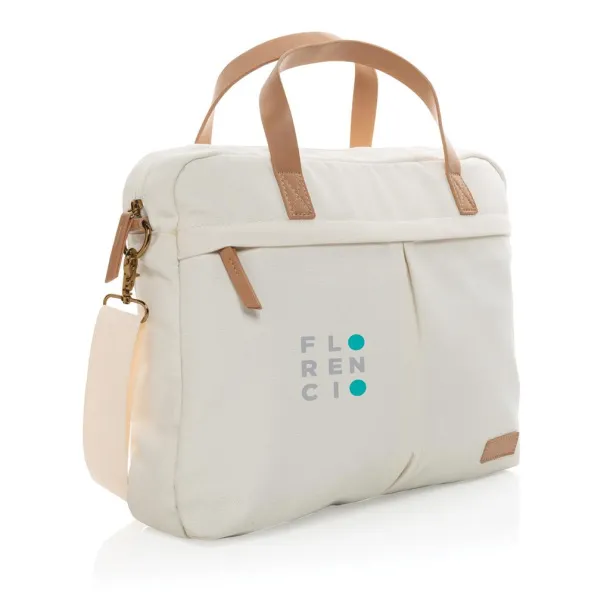  Impact AWARE™ torba za laptop od recikliranog platna, 15,6" - XD Collection Prirodna