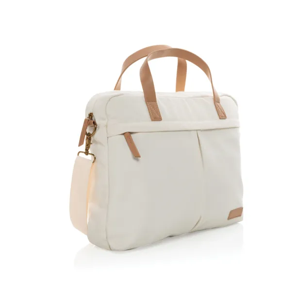 Impact AWARE™ torba za laptop od recikliranog platna, 15,6" - XD Collection Prirodna