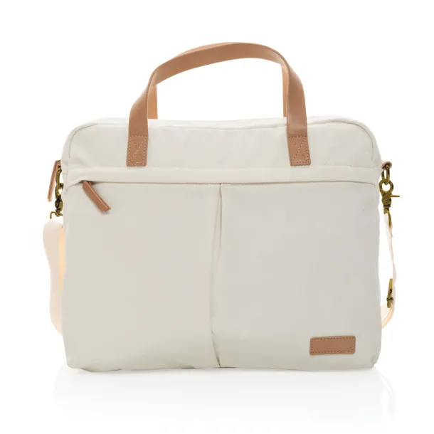  Impact AWARE™ torba za laptop od recikliranog platna, 15,6" - XD Collection Prirodna