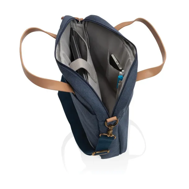  Impact AWARE™ torba za laptop od recikliranog platna, 15,6" - XD Collection Plava
