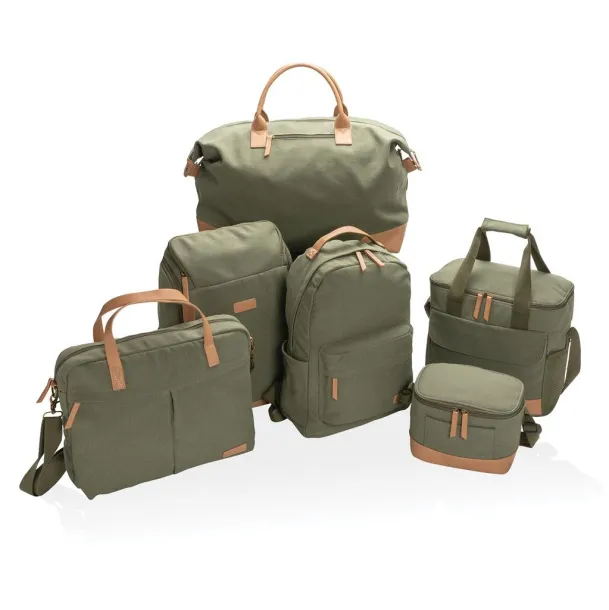  Impact AWARE™ torba za laptop od recikliranog platna, 15,6" - XD Collection Zelena 