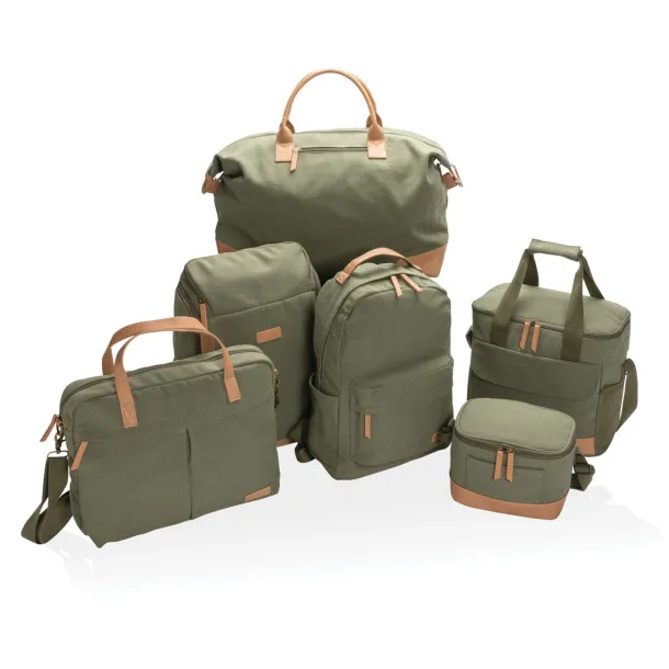  Impact AWARE™ torba za laptop od recikliranog platna, 15,6" - XD Collection Zelena 