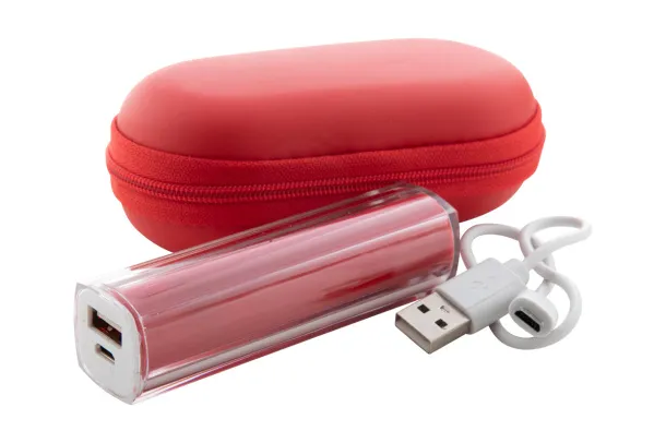 Tradak USB power bank Red White