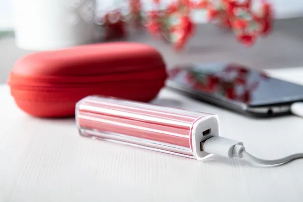 Tradak USB power bank Red White