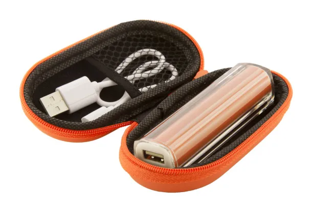 Tradak USB power bank Orange White