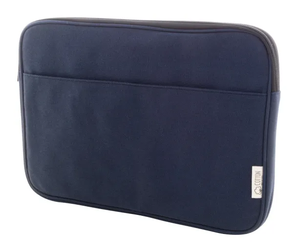 Rebyss Comp recycled cotton laptop bag Dark blue