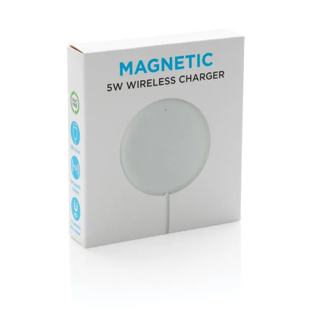  5W magnetic wireless charger - XD Collection White 