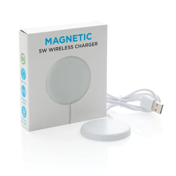  5W magnetic wireless charger - XD Collection White 