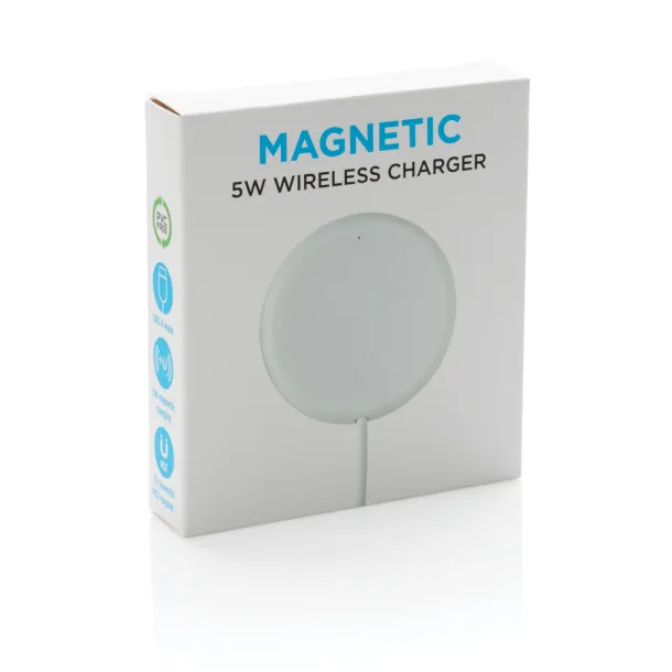  5W magnetic wireless charger - XD Collection White 