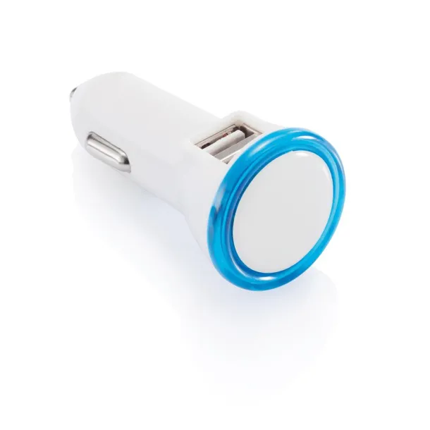  Powerful dual port car charger - XD Collection Blue White