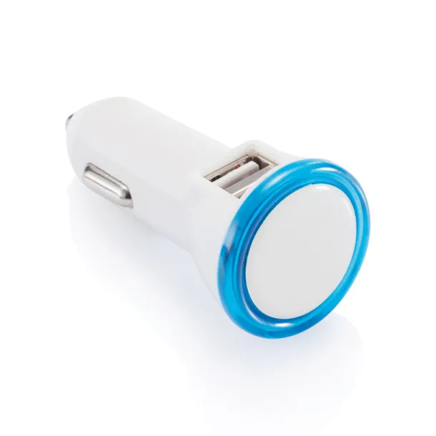  Powerful dual port car charger - XD Collection Blue White