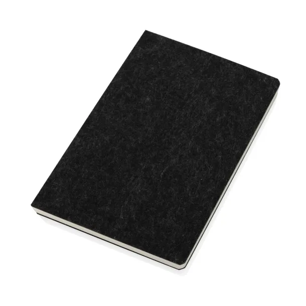  Phrase notes od GRS certificiranog recikliranog filca, A5 - XD Collection Crna