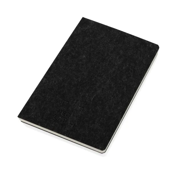  Phrase notes od GRS certificiranog recikliranog filca, A5 - XD Collection Crna