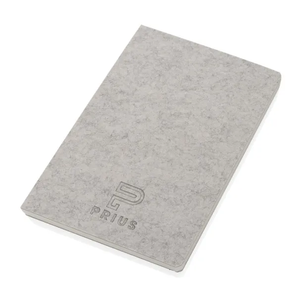  Phrase notes od GRS certificiranog recikliranog filca, A5 - XD Collection Siva