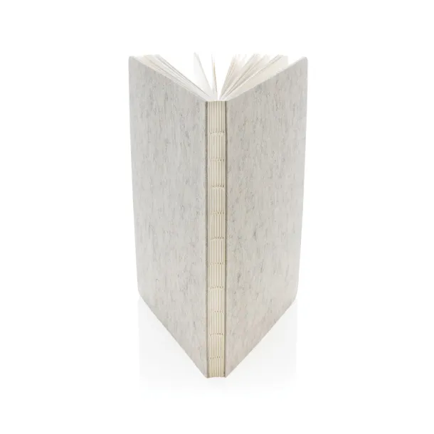  Phrase notes od GRS certificiranog recikliranog filca, A5 - XD Collection Siva