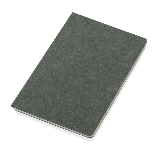  Phrase GRS certified recycled felt A5 notebook - XD Collection Green 