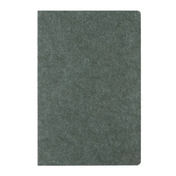  Phrase GRS certified recycled felt A5 notebook - XD Collection Green 