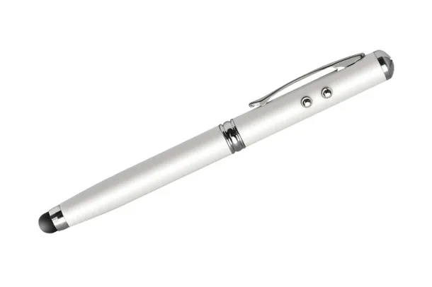 QUATRO Touch pen and laser pointer Bijela