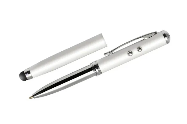 QUATRO Touch pen and laser pointer Bijela