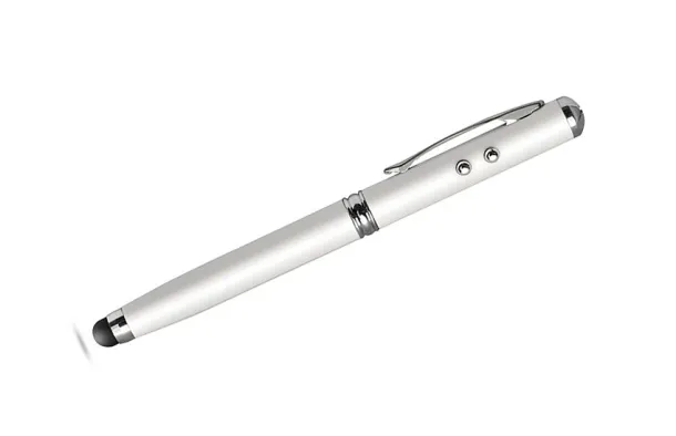 QUATRO Touch pen and laser pointer Bijela