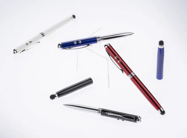 QUATRO Touch pen and laser pointer Bijela