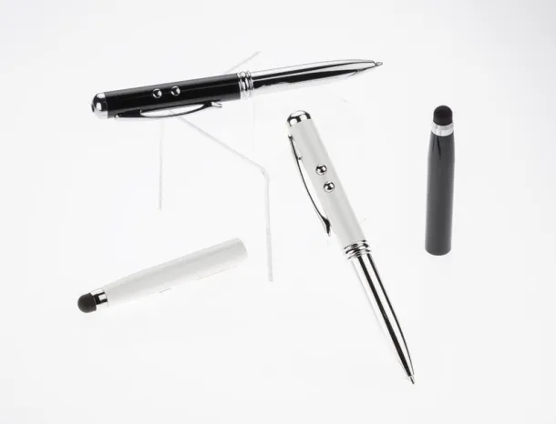 QUATRO Touch pen and laser pointer Bijela