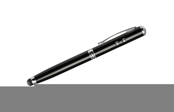 QUATRO Touch pen and laser pointer Crna