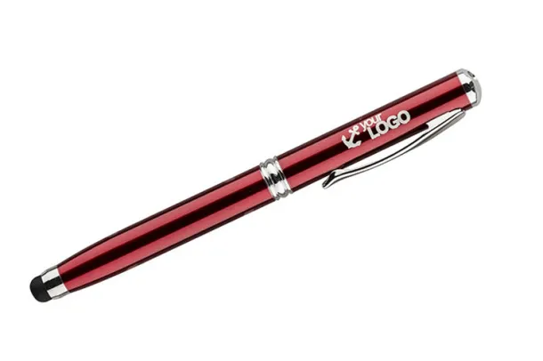 QUATRO Touch pen and laser pointer Red