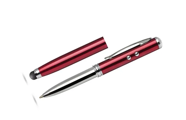 QUATRO Touch pen and laser pointer Red