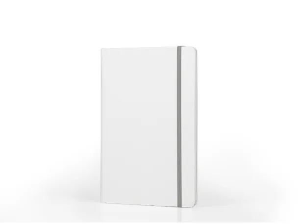 MODEST Notes s elastičnom trakom, A5 Bijela