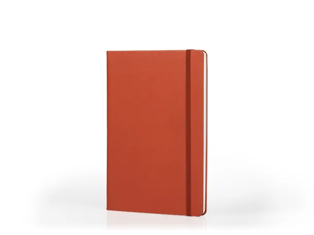 MODEST Notebook A5 with elastic closure Pastel red