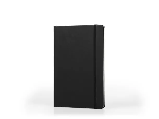 MODEST Notebook A5 with elastic closure Black