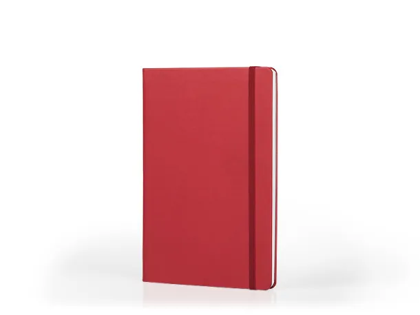 MODEST Notebook A5 with elastic closure Red