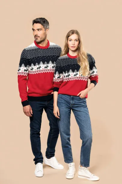  UNISEX CREW NECK CHRISTMAS JUMPER - Kariban Night Navy