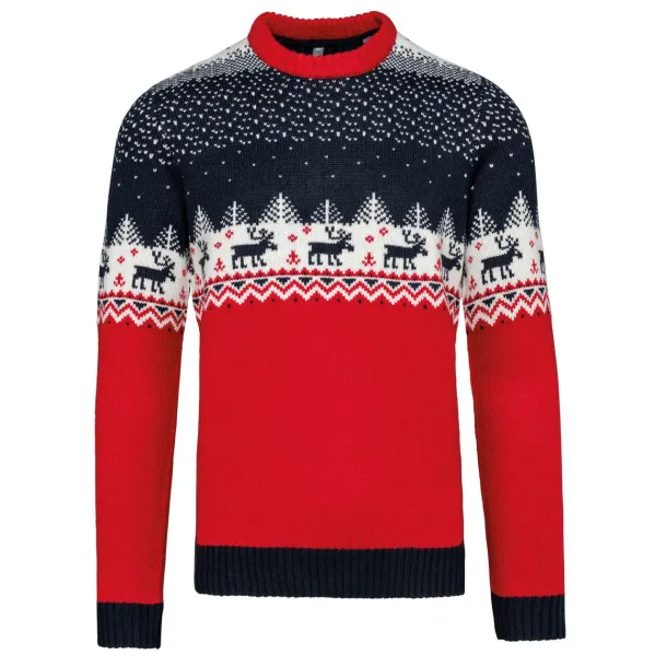  UNISEX CREW NECK CHRISTMAS JUMPER - Kariban Night Navy