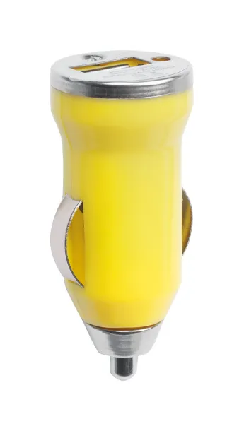 Hikal USB car charger Yellow Silver