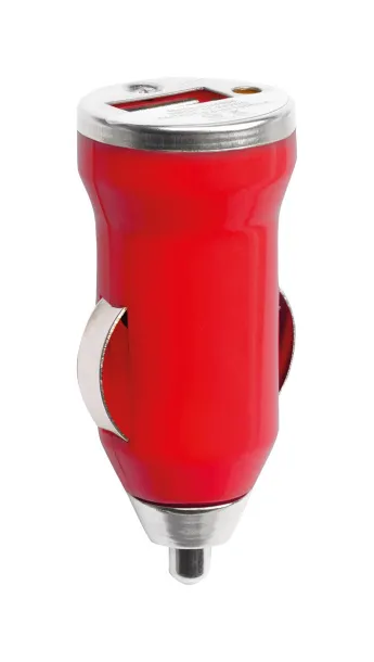 Hikal USB car charger Red Silver