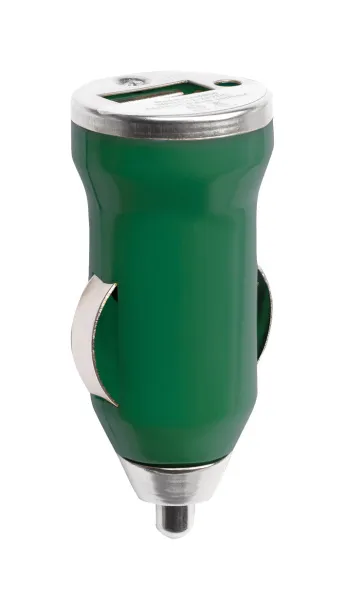 Hikal USB car charger Green Silver