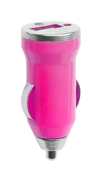 Hikal USB car charger Pink Silver