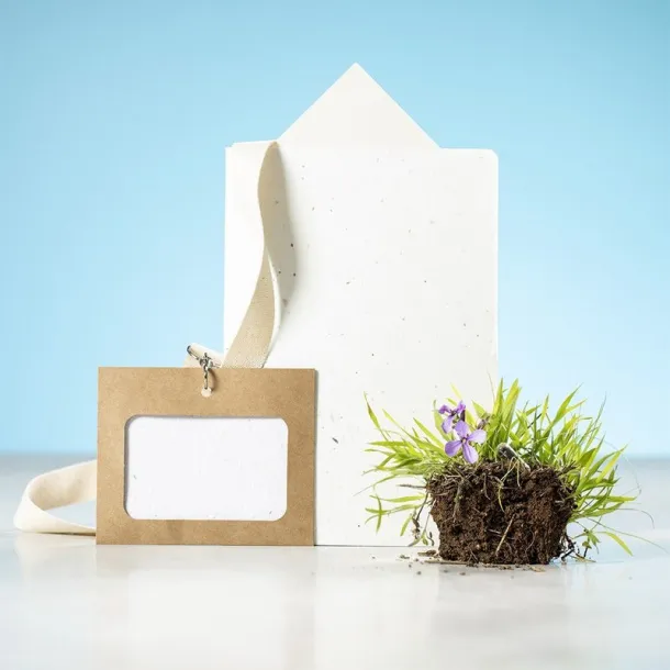  Badge with wildflower seeds neutral