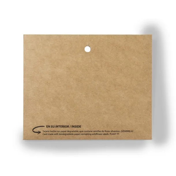  Badge with wildflower seeds neutral