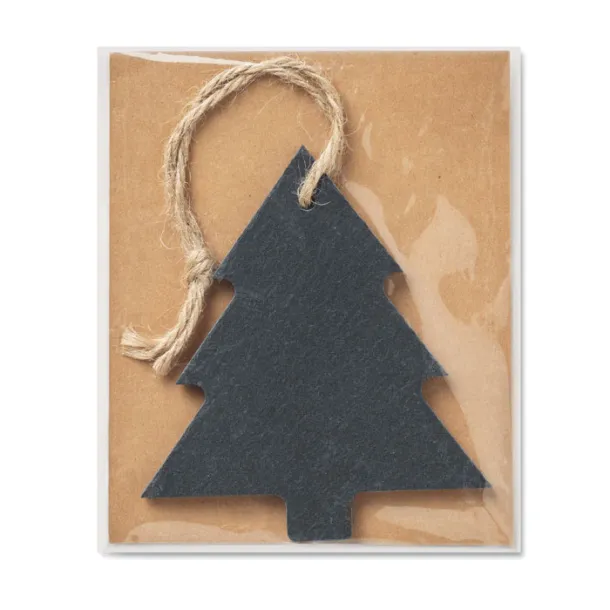 SLATETREE Slate xmas hanger tree Black