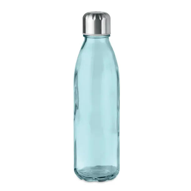 ASPEN GLASS Glass drinking bottle 650ml transparent blue